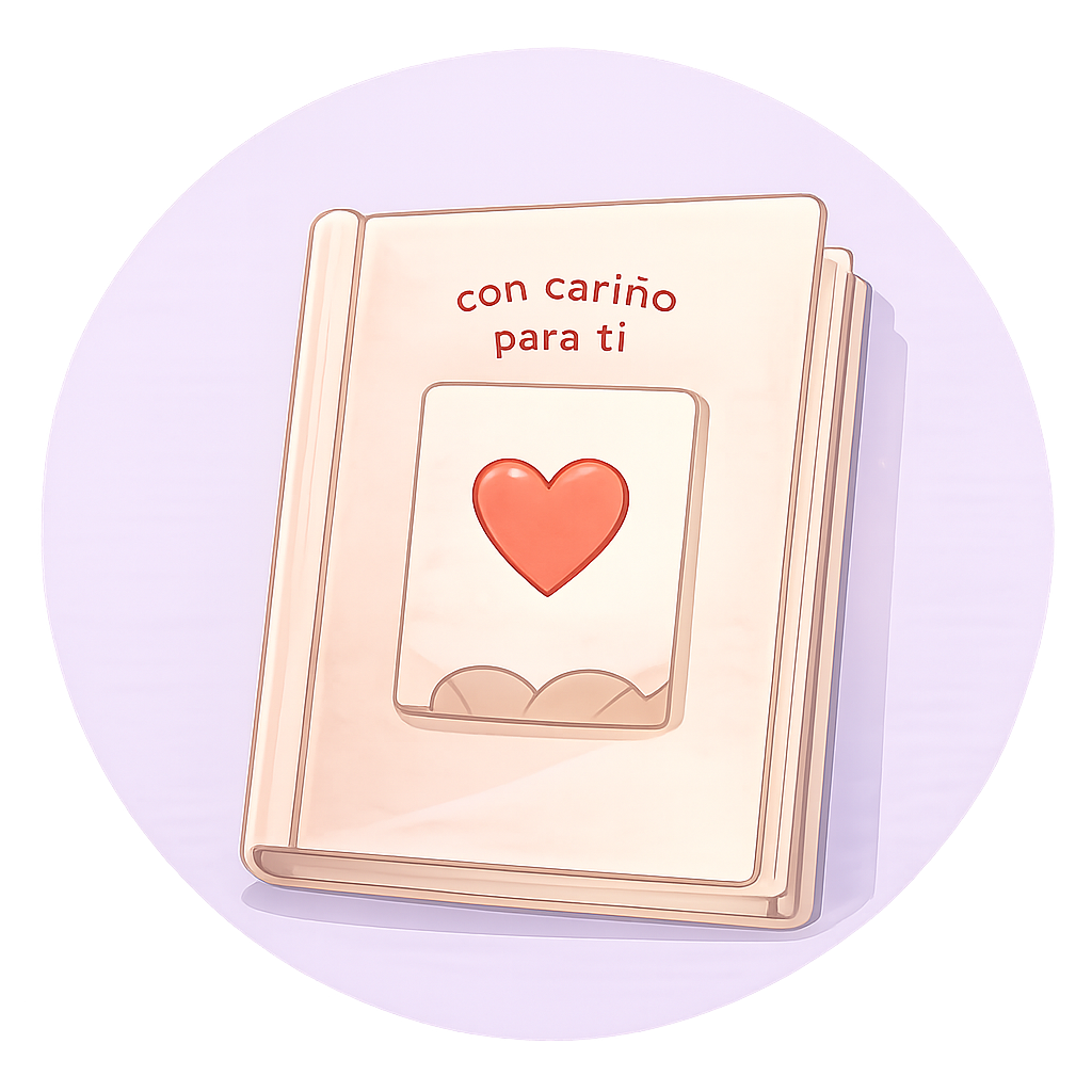 Descargar un PDF o compartir la tarjeta final