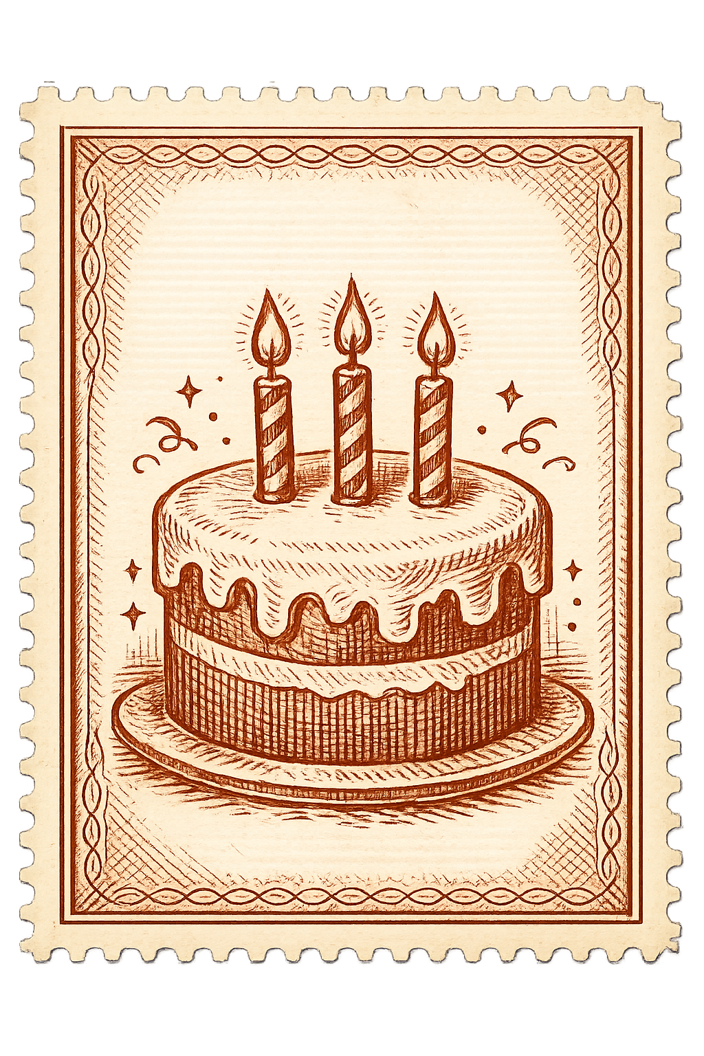 Birthday group card template