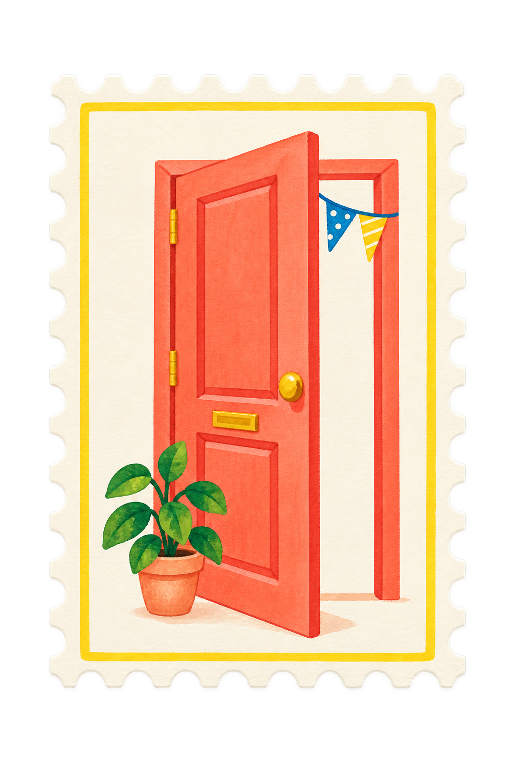 Welcome group card template