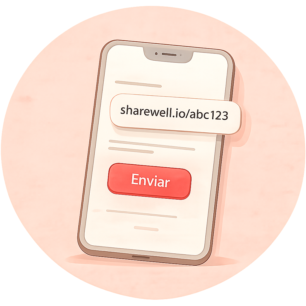 Enviar un enlace para invitar al grupo