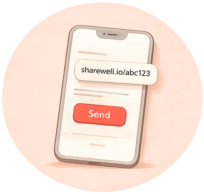 Send a link to invite your group